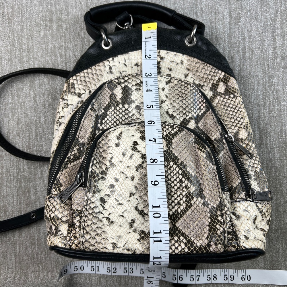 Patricia Nash Snakeskin Python Leather Convertibl… - image 12